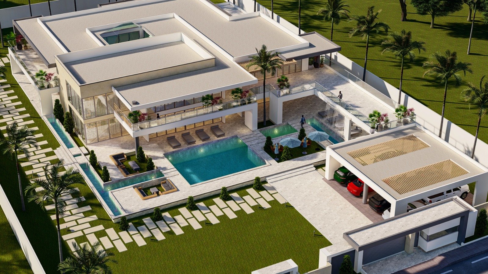 Piscine et terrasse - Villa Abidjan